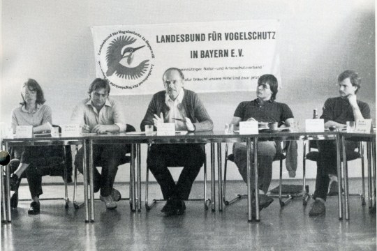 Gerhard Koller (2.v.l.), Ludwig Sothmann (Mitte) und Norbert Schäffer (1.v.r.)