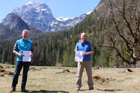Vereinbarung LBV NPV | © Nationalpark Berchtesgaden
